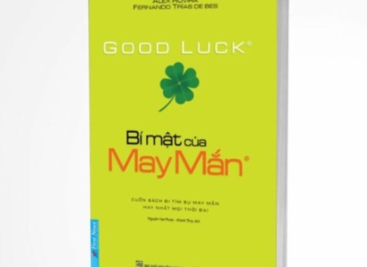 Bí mật của sự may mắn - mockup sách
